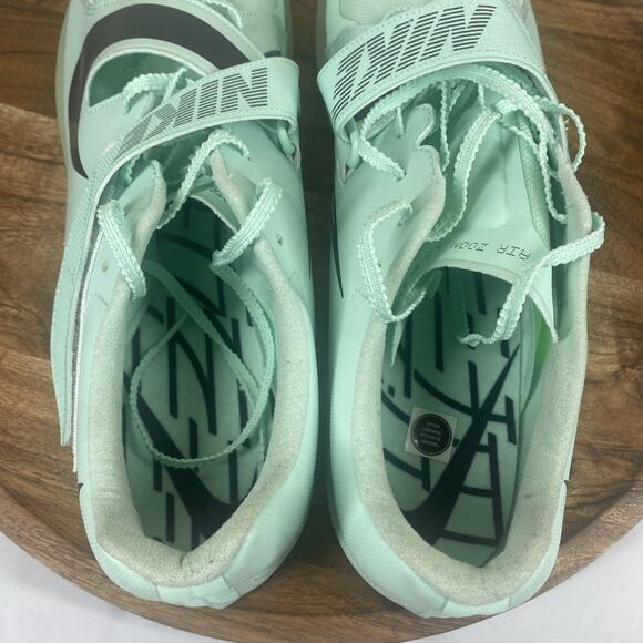 Nike Zoom Long Jump Elite Mint Foam Volt Mens Size 15 Track Spikes DR9924-300 - Picture 8 of 10